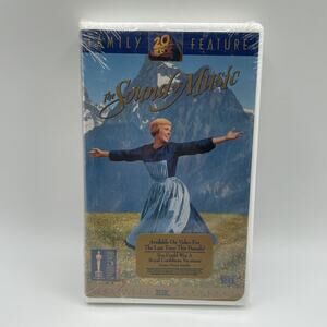 The Sound of Music VHS 1965 2000 Rodgers & Hammerstein Sealed Fox Watermark Read